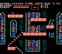 une photo d'Ã©cran de Castlevania 3 - Dracula s Curse sur Nintendo Nes